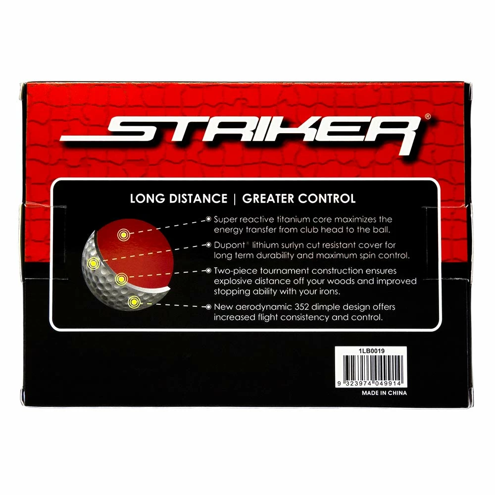 Brosnan Golf Brosnan Striker Golf Balls - 1 Dozen 3 Brosnan Golf Brosnan Striker Golf Balls - 1 Dozen