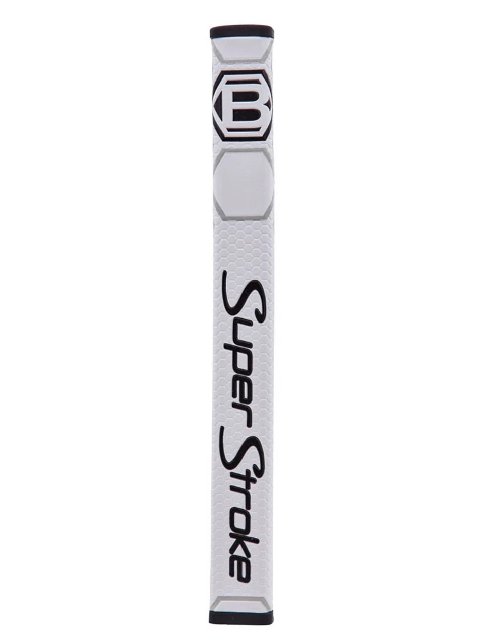 Bettinardi Hex B SuperStroke Traxion Flatso 1.0 Putter Grip - White/Grey/Black 3 Bettinardi Hex B SuperStroke Traxion Flatso 1.0 Putter Grip - White/Grey/Black