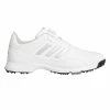 Adidas Golflite Max BOA Wide Golf Shoes - Cloud White/Silver Met./Core Black