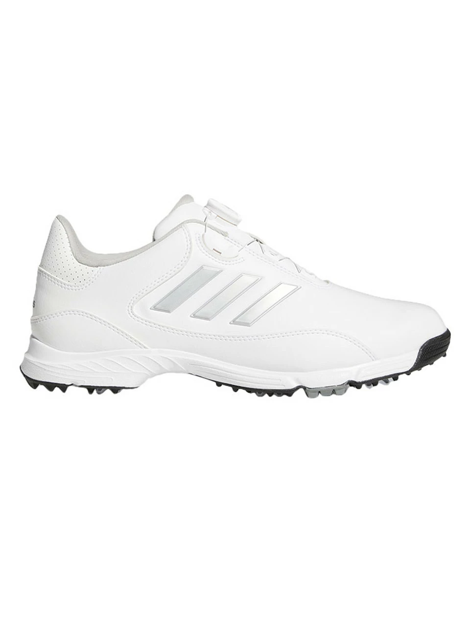 Adidas Golflite Max BOA Wide Golf Shoes - Cloud White/Silver Met./Core Black 3 Adidas Golflite Max BOA Wide Golf Shoes - Cloud White/Silver Met./Core Black