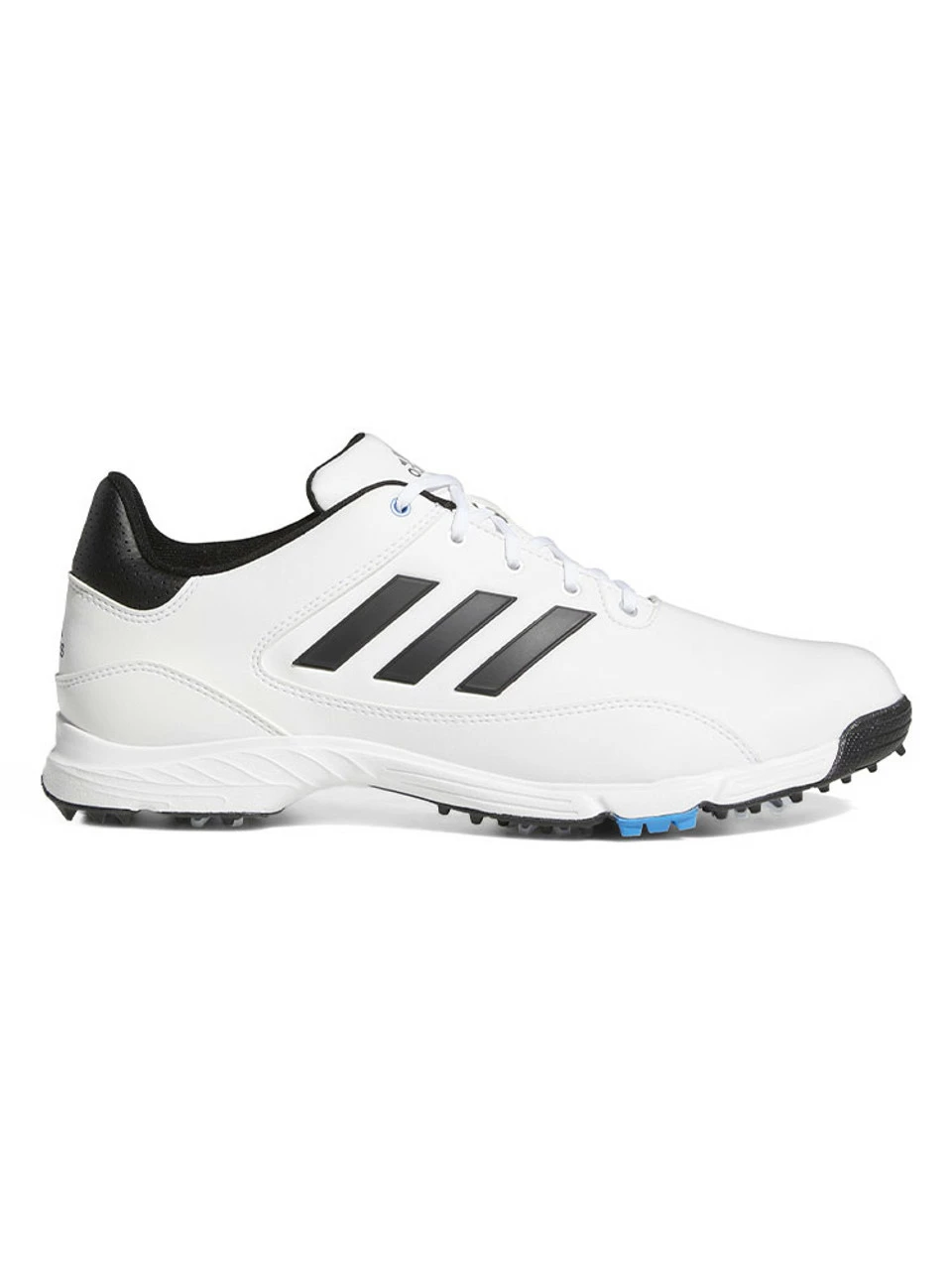 Adidas Golflite Max Wide Golf Shoes - Cloud White/Core Black/Blue Rush 3 Adidas Golflite Max Wide Golf Shoes - Cloud White/Core Black/Blue Rush
