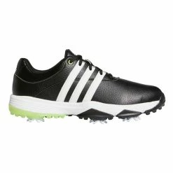 Adidas Junior Tour360 Infinity Recycled Polyester Golf Shoes - Core Black