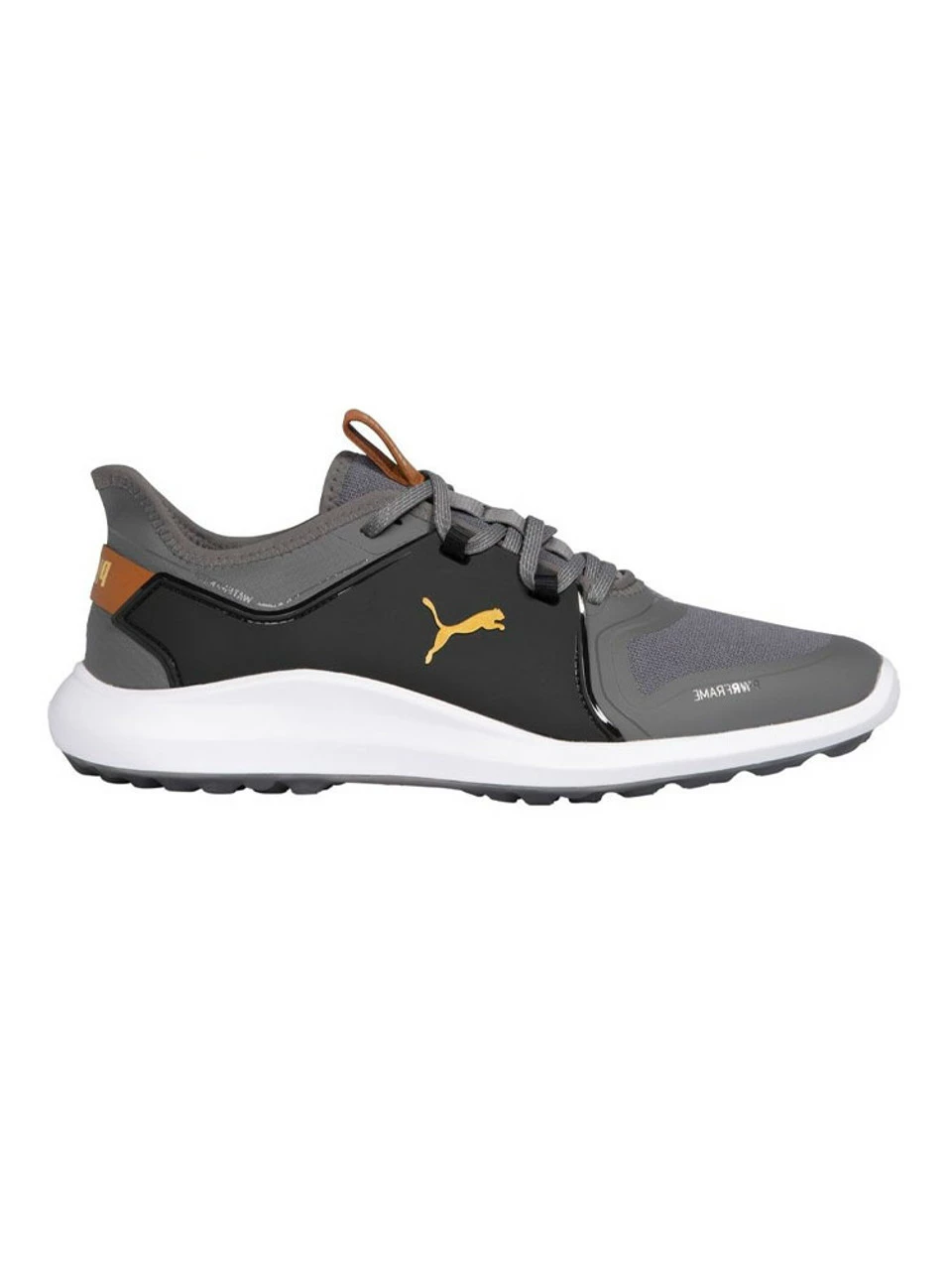 Puma IGNITE Fasten8 WIDE Golf Shoes - Quiet Shade/Gold/Puma Black 3 Puma IGNITE Fasten8 WIDE Golf Shoes - Quiet Shade/Gold/Puma Black