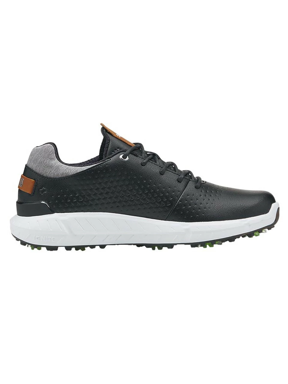 Puma IGNITE ARTICULATE Leather Golf Shoes - Puma Black/Puma Silver 2 Puma IGNITE ARTICULATE Leather Golf Shoes - Puma Black/Puma Silver